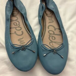 Sam Edelman Women’s Felicia Sky Blue Ballet Flats